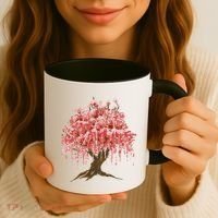 Sakura Japanese Tree Art Coffee Mug thumb 3