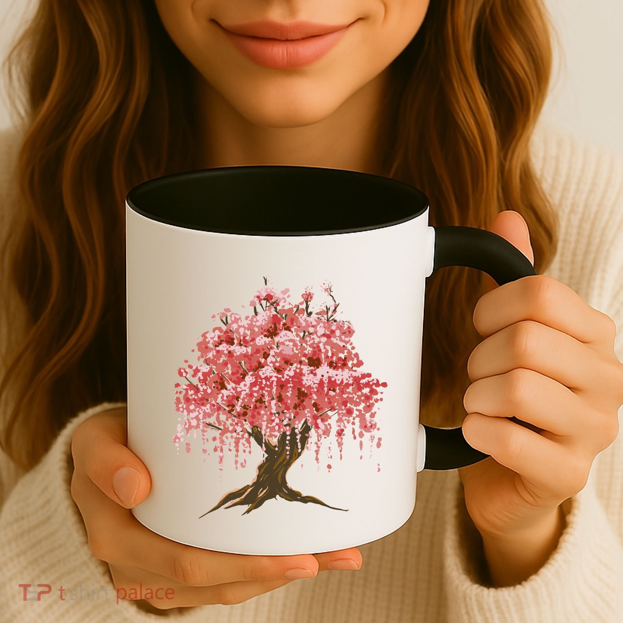Sakura Japanese Tree Art Coffee Mug