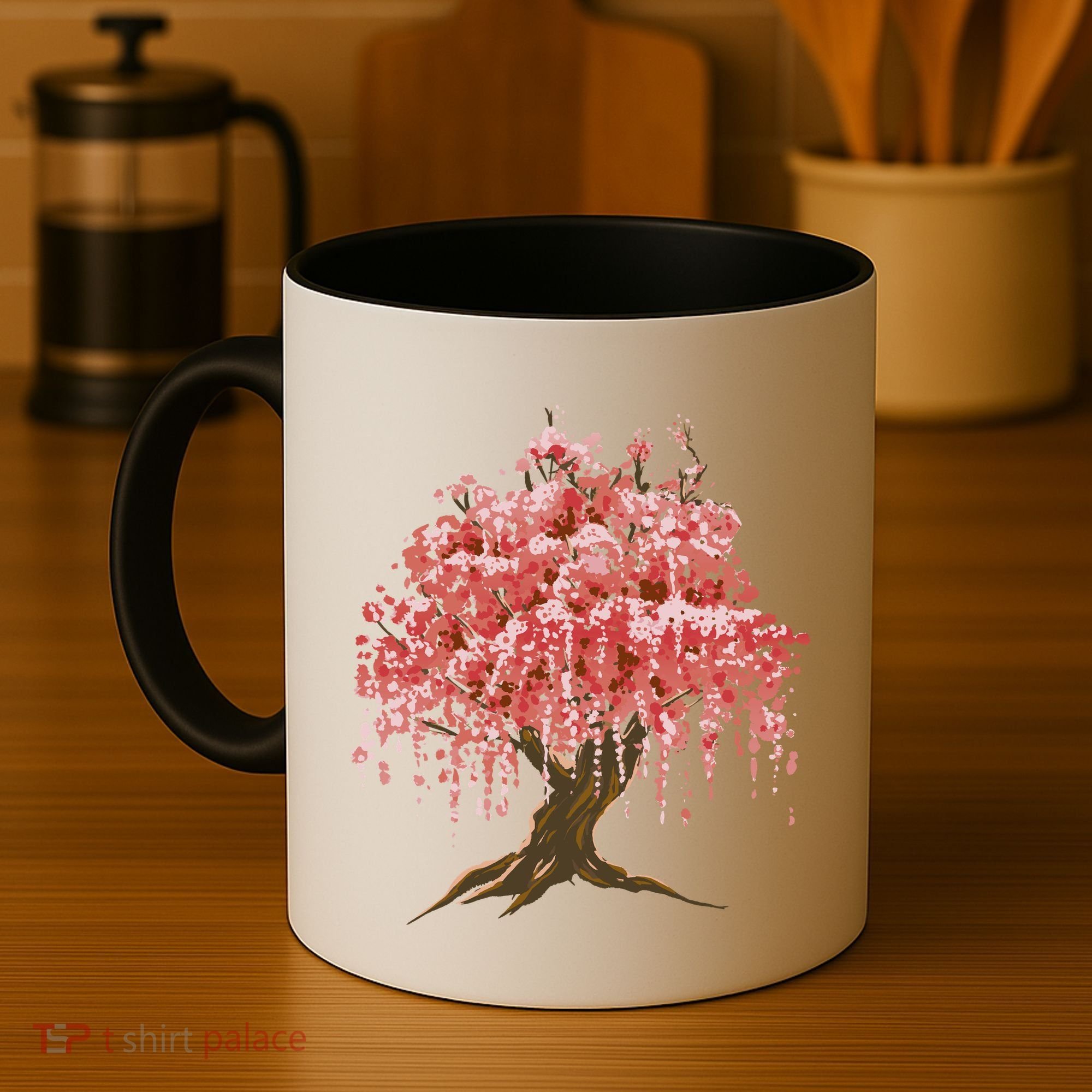 Sakura Japanese Tree Art Coffee Mug