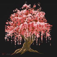 Sakura Japanese Tree Art Pajama Set thumb 2