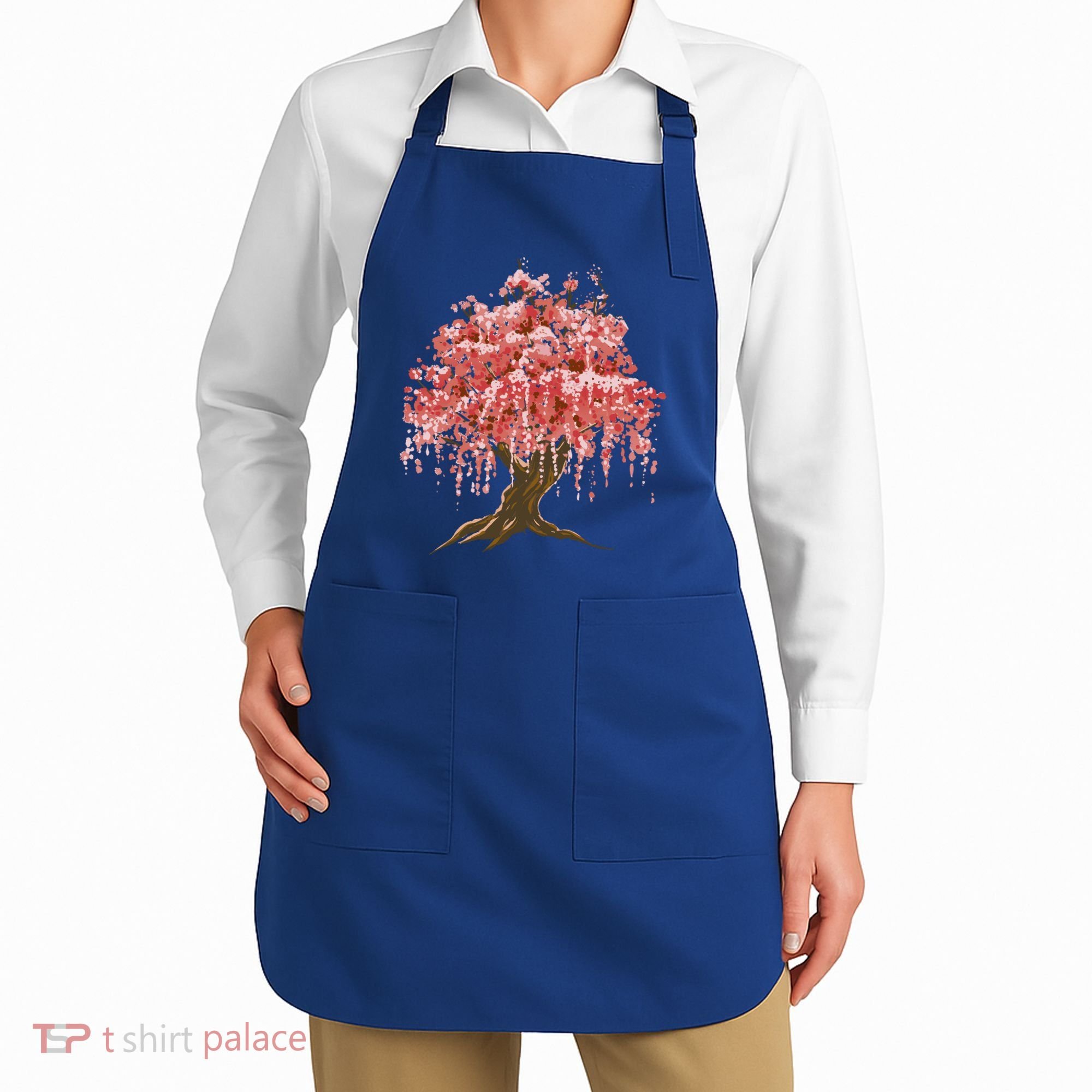 Sakura Japanese Tree Art Apron