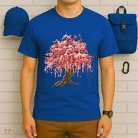 Sakura Japanese Tree Art T-Shirt thumb 6