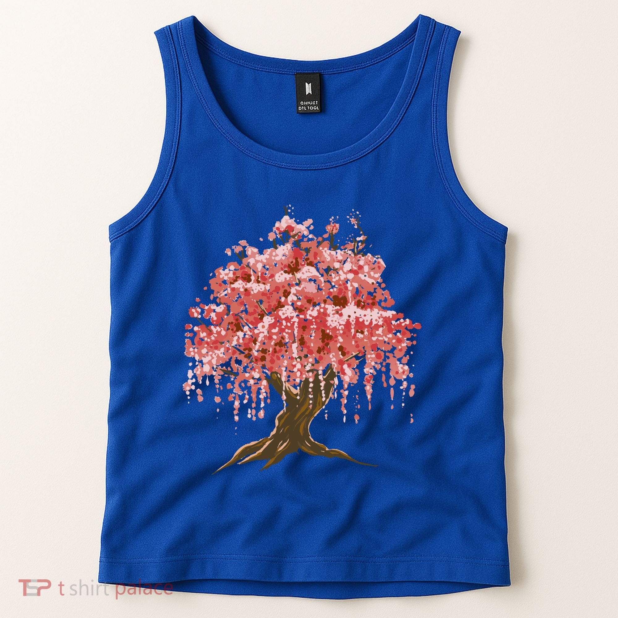 Sakura Japanese Tree Art Tank Top