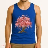 Sakura Japanese Tree Art Tank Top thumb 3
