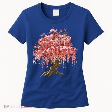 Sakura Japanese Tree Art Women's T-Shirt