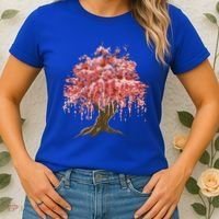 Sakura Japanese Tree Art Women's T-Shirt thumb 2