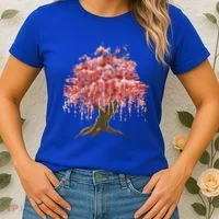 Sakura Japanese Tree Art Women's T-Shirt thumb 2