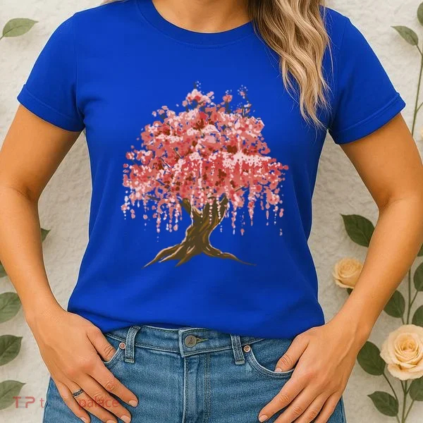 Sakura Japanese Tree Art Women's T-Shirt