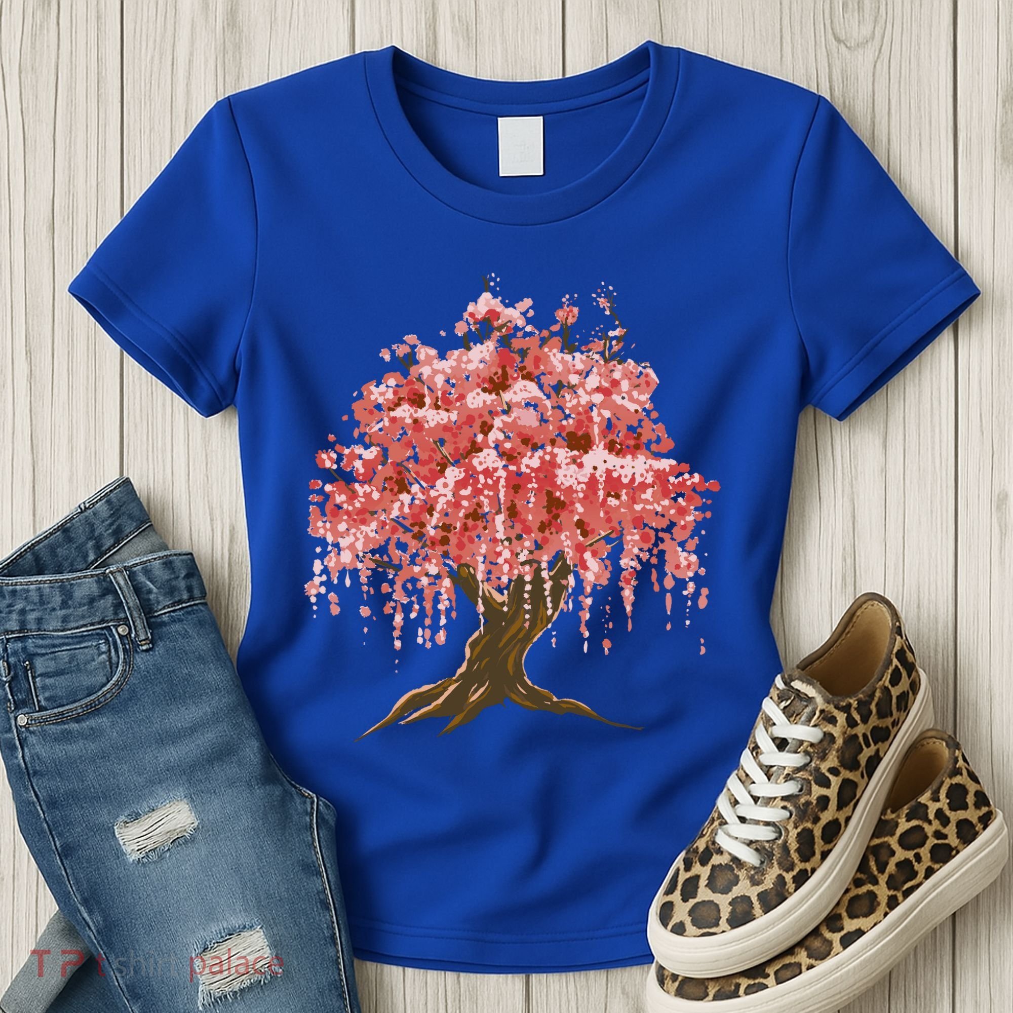 Sakura Japanese Tree Art Women's T-Shirt