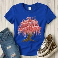 Sakura Japanese Tree Art Women's T-Shirt thumb 3