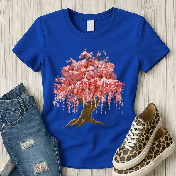 Sakura Japanese Tree Art Women's T-Shirt