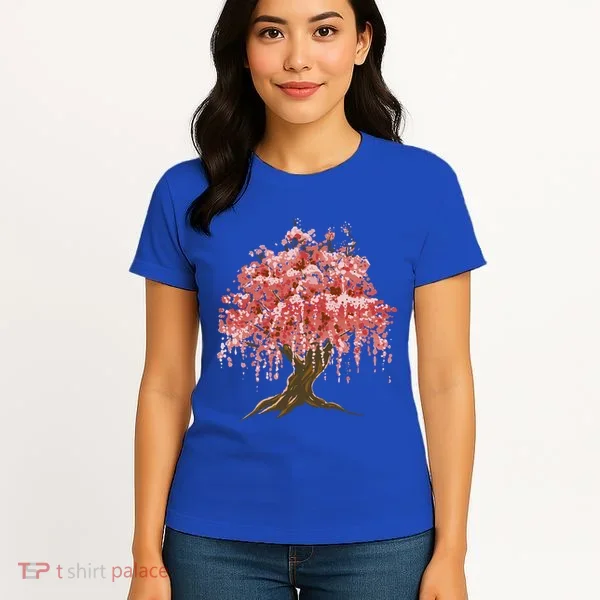 Sakura Japanese Tree Art Women's T-Shirt