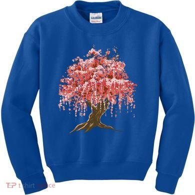Sakura Japanese Tree Art Kids Sweatshirt