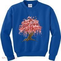 Sakura Japanese Tree Art Kids Sweatshirt thumb 0