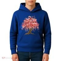 Sakura Japanese Tree Art Kids Hoodie thumb 4