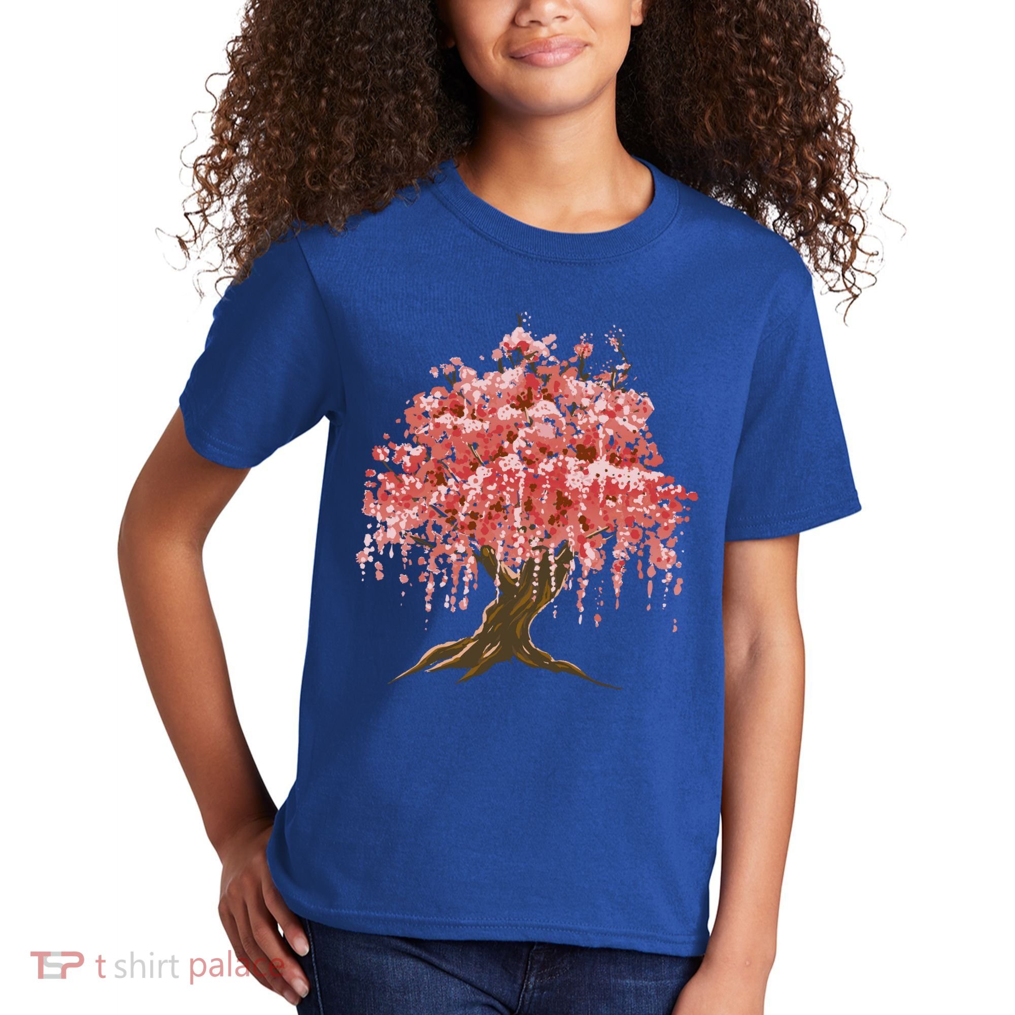 Sakura Japanese Tree Art Kids T-Shirt