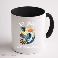 St. John Usvi Us Virgin Island Souvenir Vacation Reminder Coffee Mug thumb 1