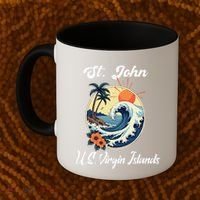 St. John Usvi Us Virgin Island Souvenir Vacation Reminder Coffee Mug thumb 2