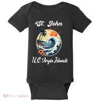 St. John Usvi Us Virgin Island Souvenir Vacation Reminder Baby Bodysuit thumb 0
