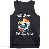 St. John Usvi Us Virgin Island Souvenir Vacation Reminder Tank Top thumb 0