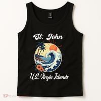 St. John Usvi Us Virgin Island Souvenir Vacation Reminder Tank Top thumb 2