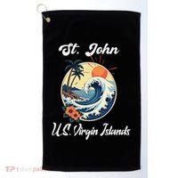 St. John Usvi Us Virgin Island Souvenir Vacation Reminder Golf Towel thumb 0