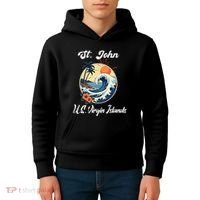 St. John Usvi Us Virgin Island Souvenir Vacation Reminder Kids Hoodie thumb 4