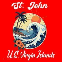 St. John Usvi Us Virgin Island Souvenir Vacation Reminder Santa Hat thumb 1