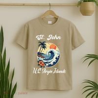 St. John Usvi Us Virgin Island Souvenir Vacation Reminder T-Shirt thumb 2