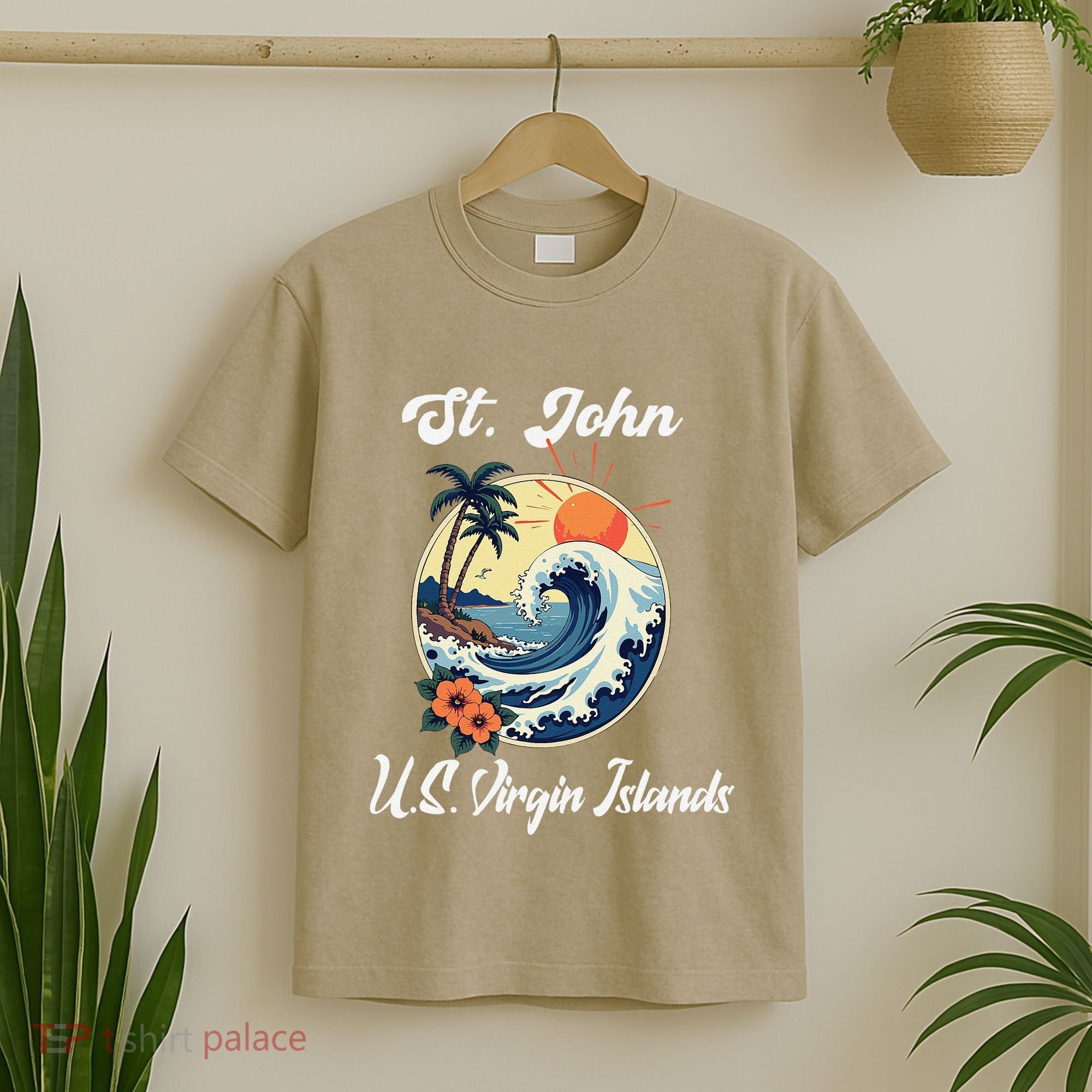St. John Usvi Us Virgin Island Souvenir Vacation Reminder T-Shirt