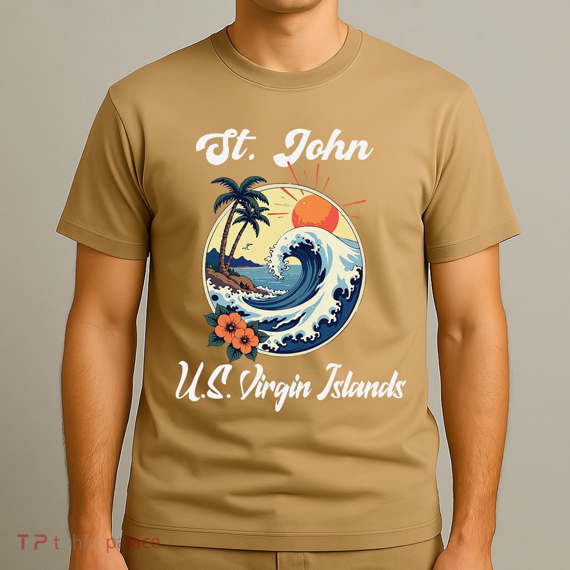St. John Usvi Us Virgin Island Souvenir Vacation Reminder T-Shirt