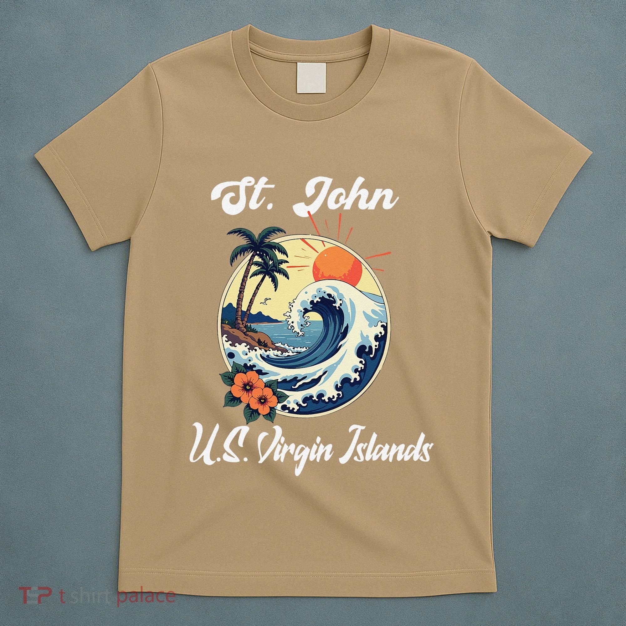 St. John Usvi Us Virgin Island Souvenir Vacation Reminder T-Shirt