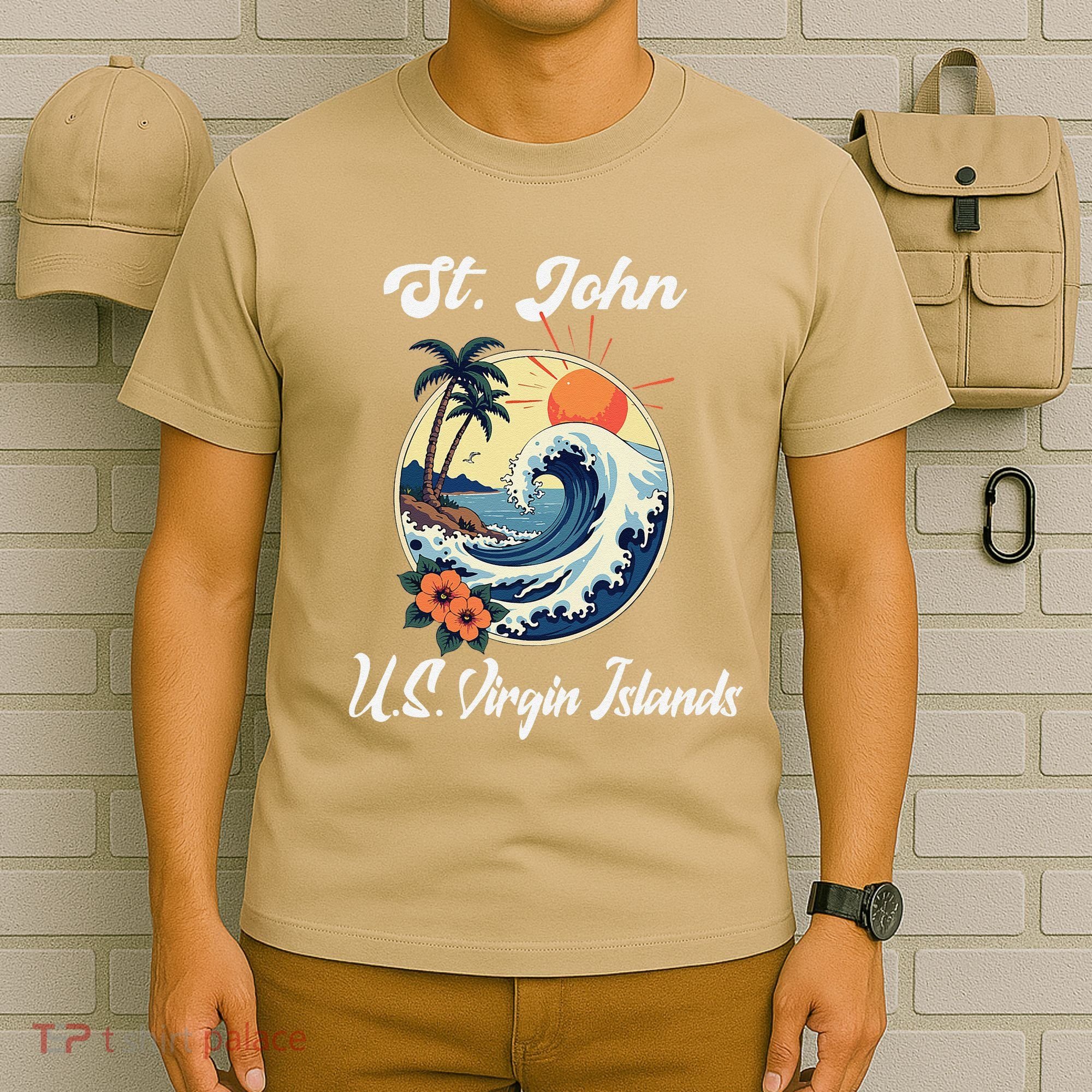 St. John Usvi Us Virgin Island Souvenir Vacation Reminder T-Shirt