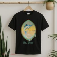 St. John USVI Vintage Retro Fishing Vacation T-Shirt thumb 2