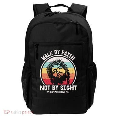 Sunset Jesus Walk By Faith Backpack