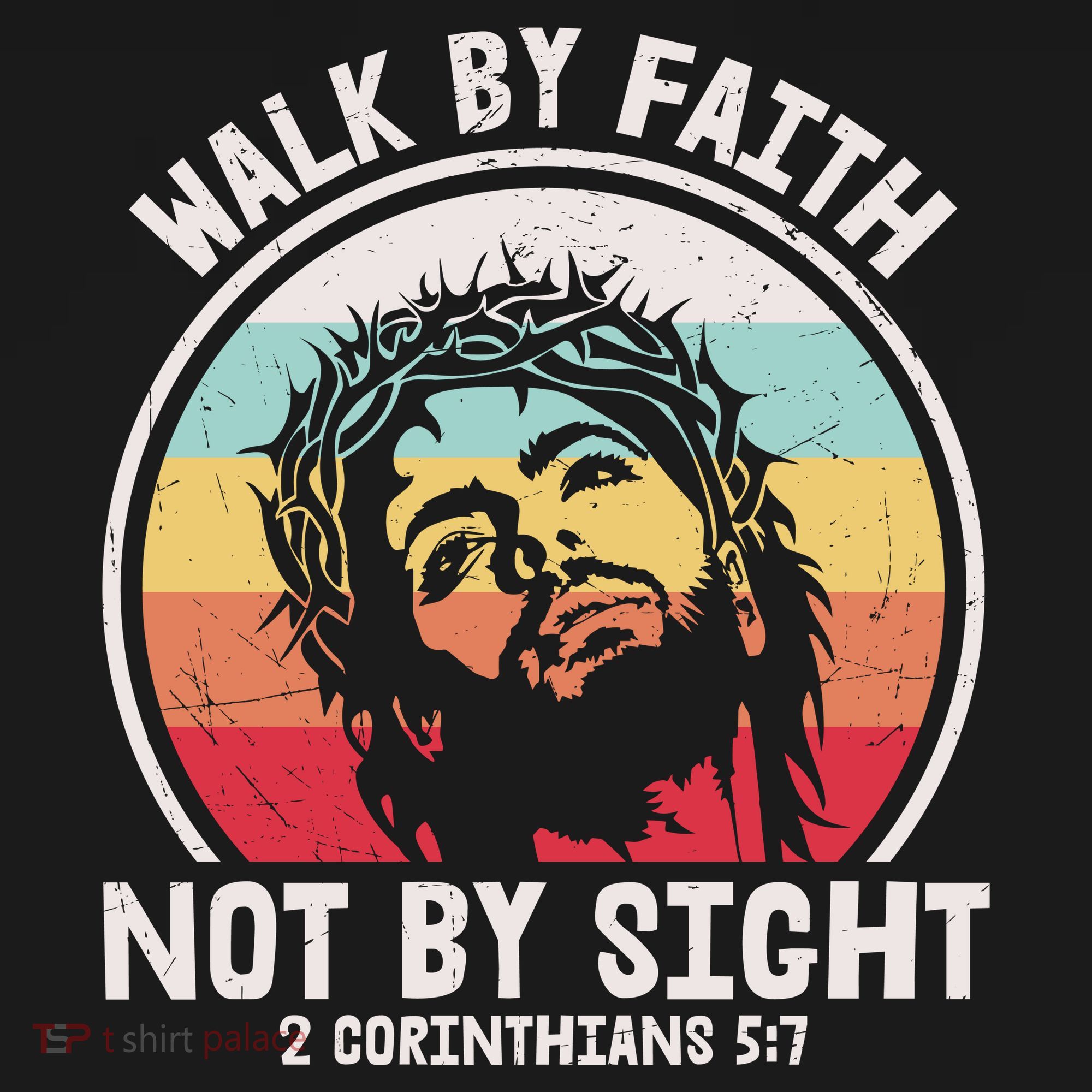Sunset Jesus Walk By Faith Backpack