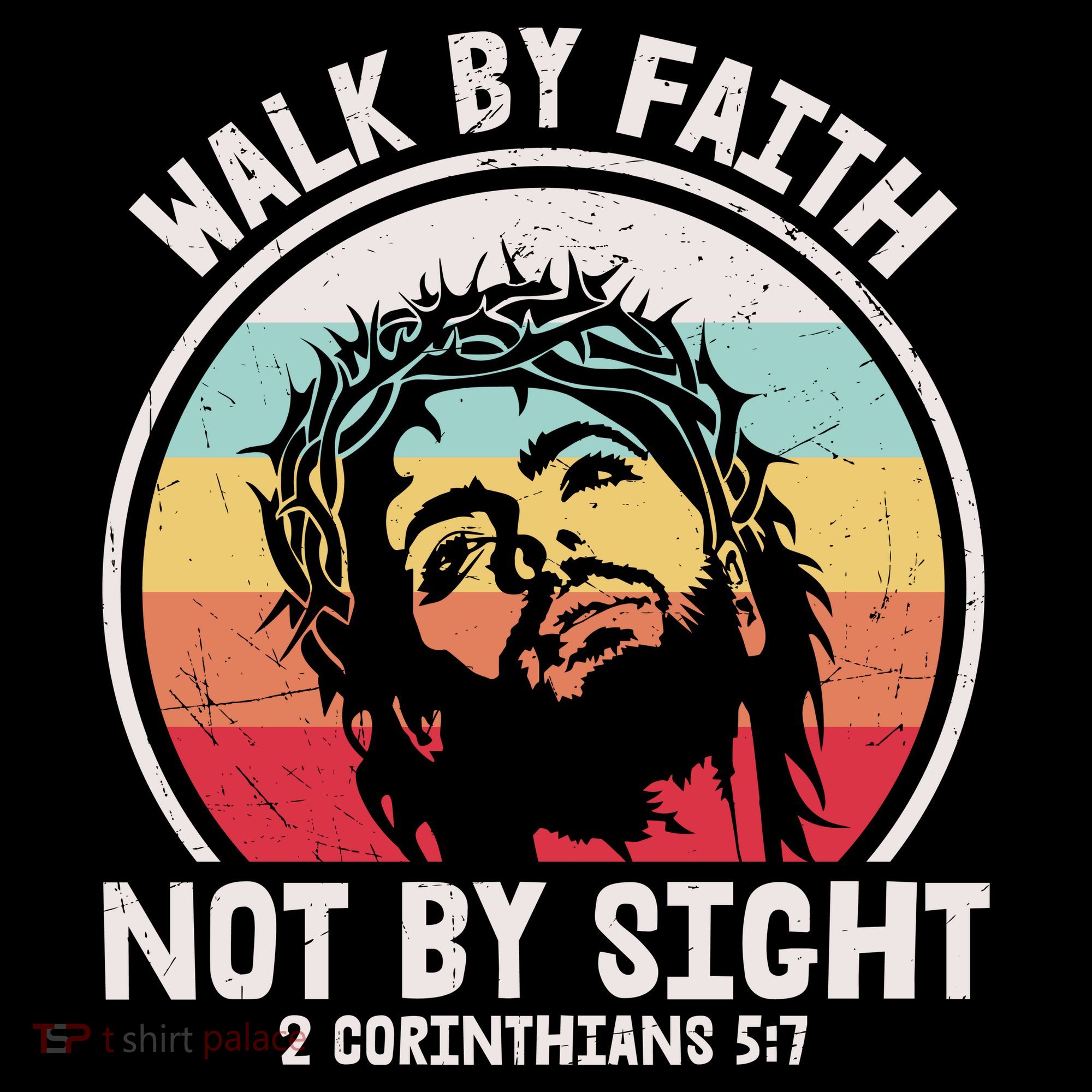 Sunset Jesus Walk By Faith Coffee Mug