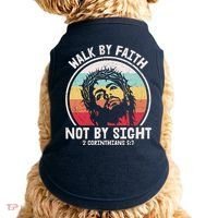 Sunset Jesus Walk By Faith Doggie Tank thumb 0