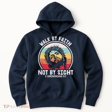 Sunset Jesus Walk By Faith Hoodie