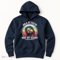 Sunset Jesus Walk By Faith Hoodie thumb 0