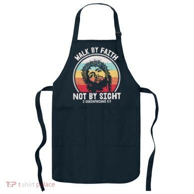 Sunset Jesus Walk By Faith Apron