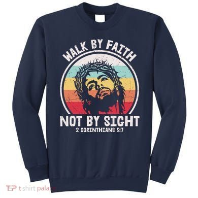 Sunset Jesus Walk By Faith Sweatshirt