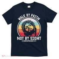 Sunset Jesus Walk By Faith T-Shirt thumb 0