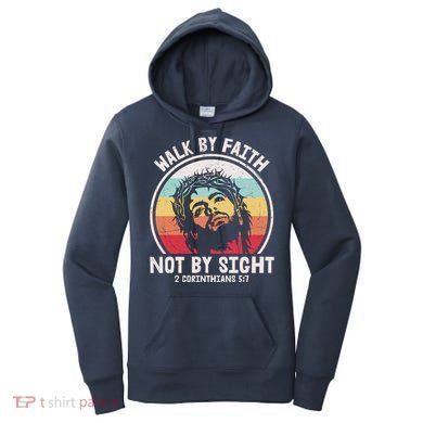 Sunset Jesus Walk By Faith Women's Hoodie