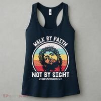 Sunset Jesus Walk By Faith Women's Tank Top thumb 3