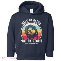 Sunset Jesus Walk By Faith Toddler Hoodie thumb 0