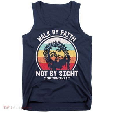 Sunset Jesus Walk By Faith Tank Top