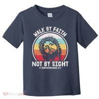 Sunset Jesus Walk By Faith Toddler T-Shirt thumb 0