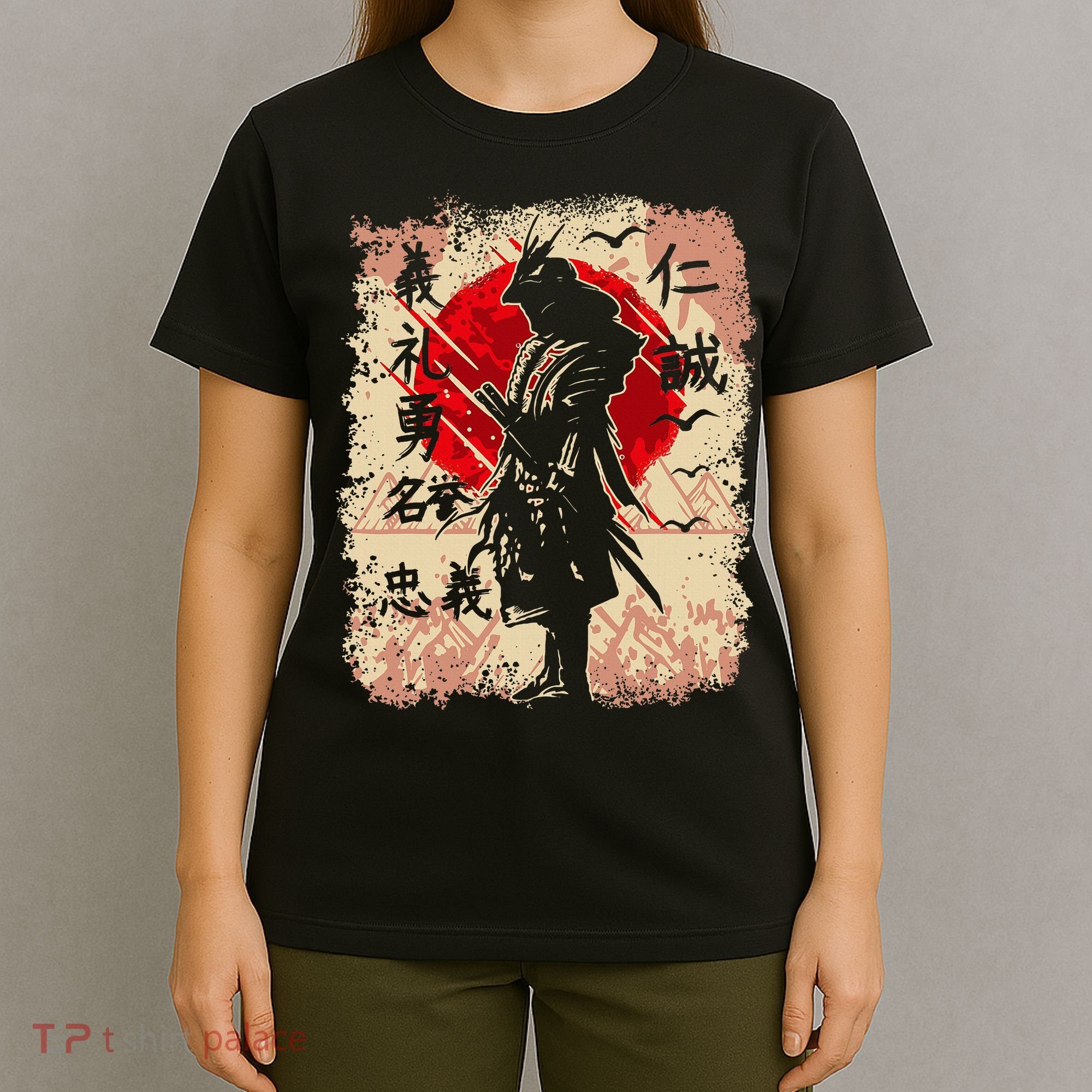Samurai Japanese Warrior & Bushido Code Swordsman T-Shirt