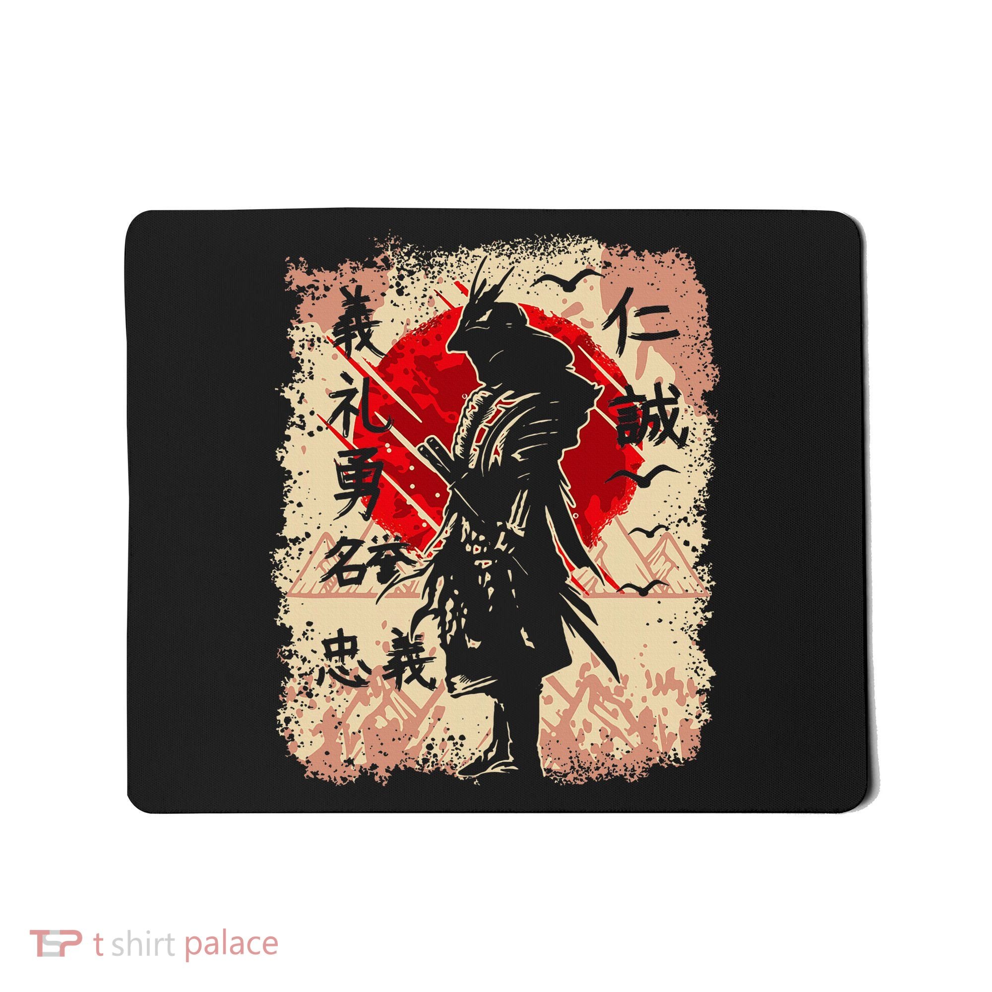 Samurai Japanese Warrior & Bushido Code Swordsman Mousepad
